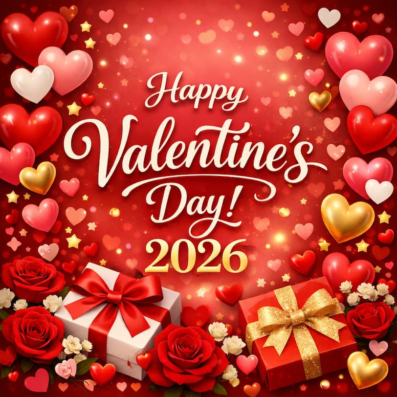 illustration of Happy Valentine's Day - 2026