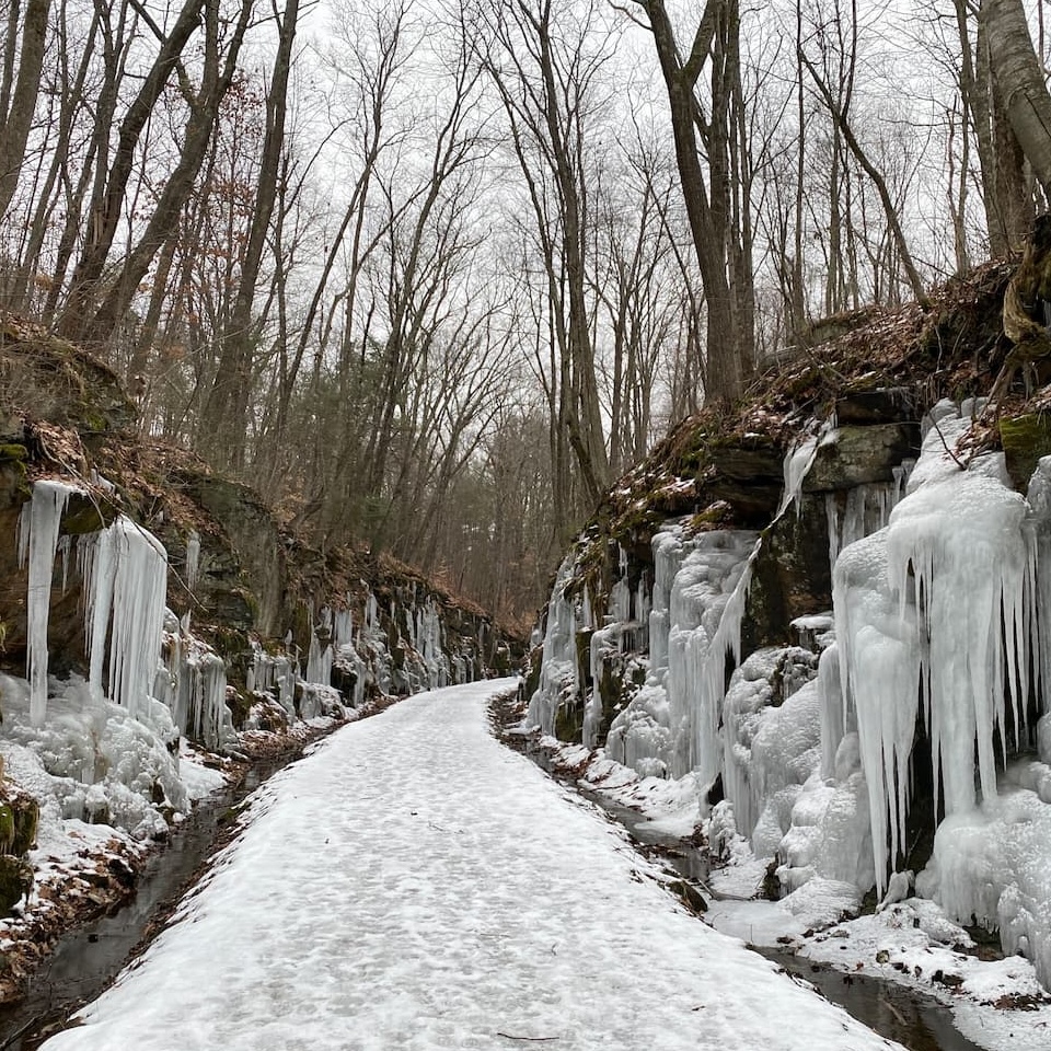 photo of an Ice Canyon